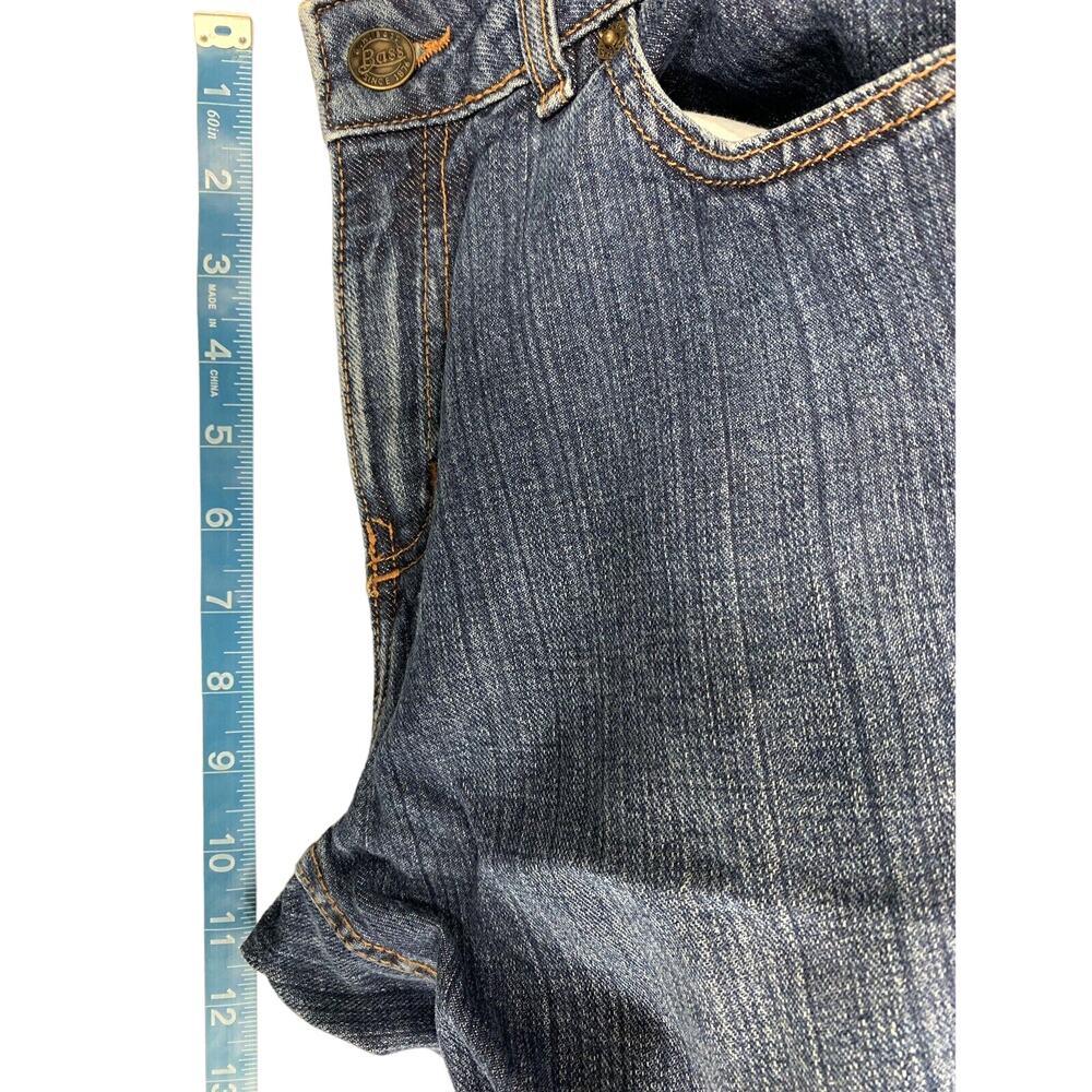 GH Bass Jeans Womens Size 10 Blue Medium Wash Denim Bootcut Mid Rise Casual - Picture 6 of 12